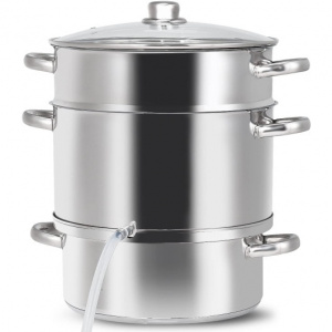 Fruit and vegetable juicer steamer / Portable stainless steel steam juicer