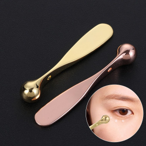 1PC New Metal Face Mask Spoon Sticks Anti Wrinkle Eye Cream Applicator Mixing Spatulas Eye Cream Massage Sticks Beauty Tool