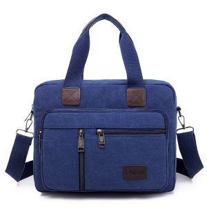 Canvas Men's Handbag Shoulder Bag Travel Large Capacity Multi-layer Crossbody Bag Student Travel Top-handle Bag Leisure Tote