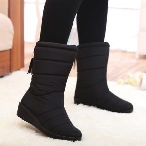 Snow Boots Waterproof Ankle Boots For Women Boots Female Winter Shoes Women Booties Plush Warm Women Winter Boots Mujer