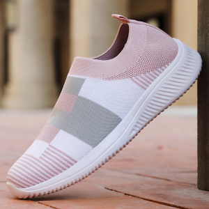 Sneakers Women Walking Shoes Woman Lightweight Loafers Tennis Casual Ladies Fashion Slip on Sock Vulcanized Shoes Plus Size