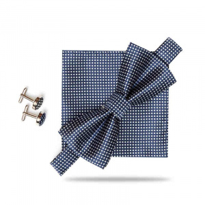 2019 Men Tie Set Bow Ties Pocket square Cufflinks Fashion Bowtie Towel Butterfly cuff links