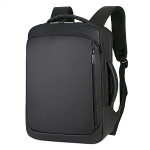 Men's Multifunctional Business Notebook Backpack with USB Charging
