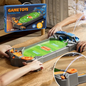 Spray Water Soccer Pinball Game - Interactive Table Football Board Game for Family and Kids
