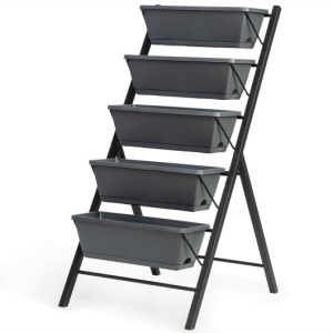 Vertical 5-Tier Raised Water Drainage Garden Bed 