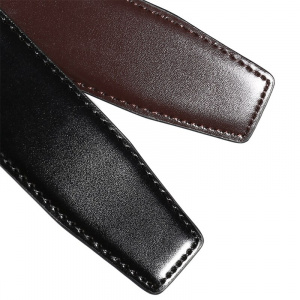 MEDYLA Natural Leather Belt Without Buckle DIY Assembly Use On Both Sides Business Belt For Men Hard Metal Pin Buckle Suit Belt