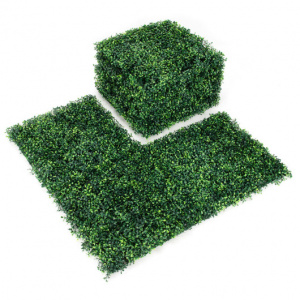 Easy to assemble decorative artificial boxwood / Boxwood Hedge Panels made of topiary hedge plant
