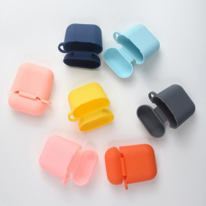 Wireless Earphone Case Silicone Portable Off Anti-scratch Dustproof for AirPods 1/2