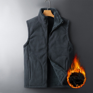 Men Sleeveless Vest Jackets Winter Fashion Wool Vest Male Cotton-Padded Vests Coats Men's Warm Waistcoats Clothing Plus Size 8XL