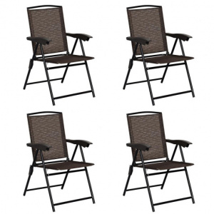 Folding Dining Chairs – Backrest Adjustable folding chair with armrest