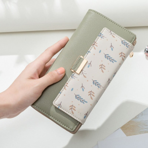 New Women Wallets Long Pu Leather Purses Female Big Capacity Money Bag Lady Coin Card Holders High Quality Hasp Clutch Carteras