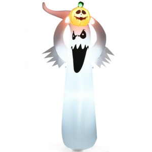 Scary Inflatable Ghosts with Pumpkin 6 Feet for Halloween Decoration