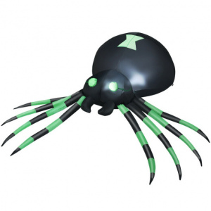 Halloween Blow-Up Spider 6 Feet Tall Halloween Decoration