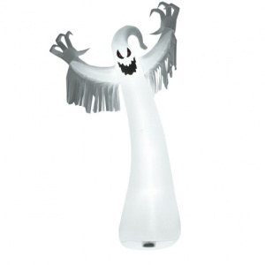 Spooky Halloween Ghost Decorations 12 Feet Tall with Blower and LED Lights