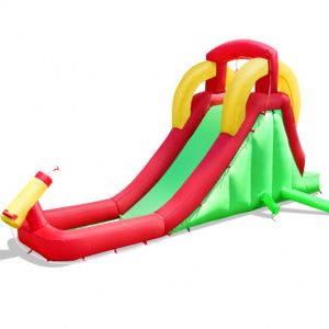 Inflatable Bounce House With Climbing Wall And Jumper Without Blower
