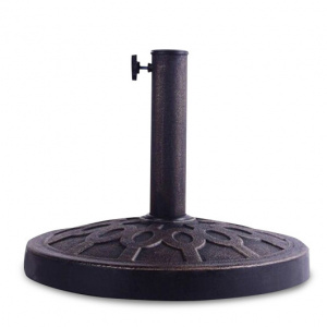 Circle Design Bronze Color Elegant Heavy Duty Patio Market Umbrella Base 