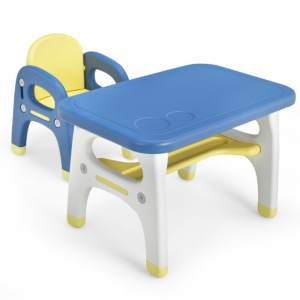 Monstessori desk chair set for kids / Montessori workstation for kid’s activity