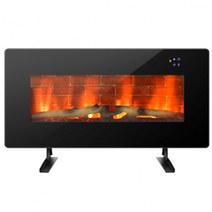 Wall Mounted Electric Fireplace, 36 Inch Free Standing Fireplace
