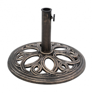 Designer Round Shape Cast Iron 23 pounds Heavy Duty Patio Umbrella Base Stand 