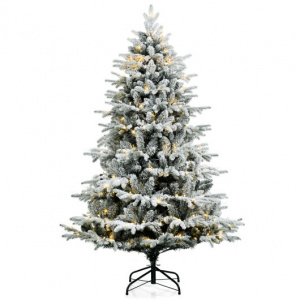 6 Feet Pre-lit Artificial Christmas Tree with 260 LED Lights