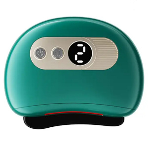 Portable Electric Gua Sha Massager for Face Lifting & Body Massage Skin Firming & Tightening Scraping and Facial Tool - Green