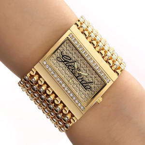 New!! G&D Watch For Women  Quartz Analog Casual Watch Gold Watch Quartz Simple Clock Relogio Feminino Reloj Mujer Montre