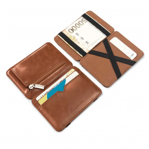 Fashion Man Small Pu Leather Wallet Coin Purse Men's Mini Purse Money Bag Credit Card Holder Clip