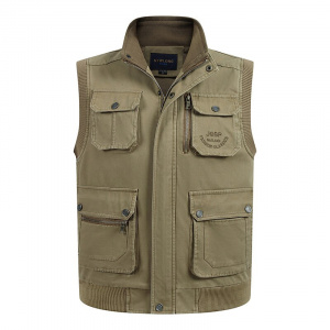 Multi Pocket Thin Baggy Vest For Men Male Casual Photographer Gilet Sleeveless Jacket Mens Travel Waistcoat