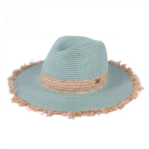 Cowboy Cap Casual Sun Hats For Women Fashion Letter M Jazz Straw For Men Beach Straw Panama Hat Wholesale RH