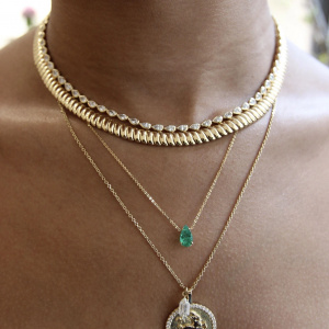 High Polished Plain No Stone Snake Chain Herringbone Chain Women Choker Bracelet European Female Chain Jewelry Set