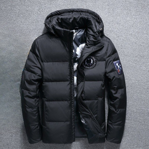Warm Hooded Duck Down Jackets for Men Casual Winter Outerwer