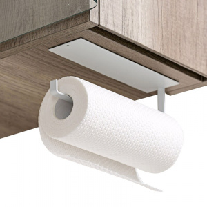 Paper Towel Holder Kitchen Towel Holder Wall Mount Towel Roll Holder No Drilling Bathroom Paper Dispenser