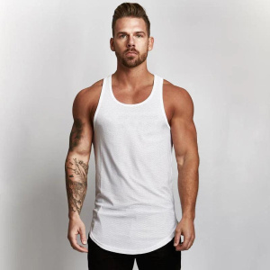 Running Tank Top Men Fashion Trend Sleeveless Vest Fitness Bodybuilding Undershirt Men's Cute Top Tank