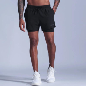 Running Shorts Men 2 in 1 Sports Jogging Fitness Shorts Training Quick Dry Mens Gym Men Shorts Sport gym Short Pants 5