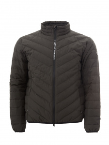 Dark Grey Quilted Lightweight Jacket