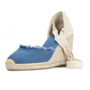 Espadrilles Wedge Sandals for Women With Ankle Strap