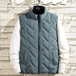 Brand Fashion Men Cotton Vest Clothing 3 Colors Man Casual Warm Waistcoat Size M-5XL