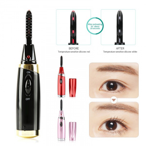 1pcs Electric Heating Eyelash Curler Curling Long Lasting Natural Eeyelashes Clip Without Battery Safe Beauty Makeup Tools