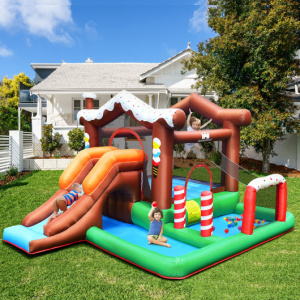 Kids Bounce House Inflatable Jumping Castle Slide Climber Without Blower