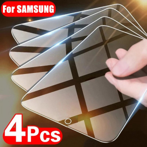 4PCS Protective Glass for Samsung A52 A32 A72 A12 A22 A52S 5G Screen Protector on Samsung A51 A71 A21S A31 A50 A70 A13 A53 Glass