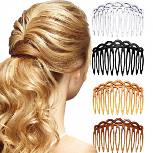 Straight Teeth Vintage Weaving Hai French Hair Combs for Women