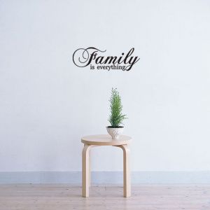 Family is everything Inspirational Wall Sticker living room bedroom for Home Decoration Decals wallpaper door Stickers poster