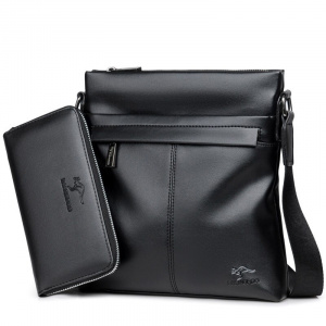 New Large Capacity Man's Shoulder Bags Kangaroo Brand Man Leather Crossbody Bag For Men Messenger Bag Male Business Bag For iPad