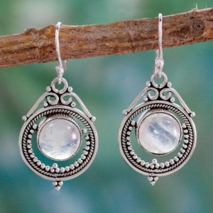 Women's Fashion   Moonstone Earring Dangle Earrings Wedding Jewelry Gifts