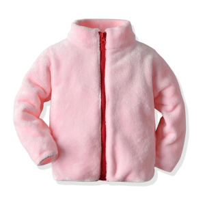 Baby Kids Warm Boys Girls Coats Clothes Children Flannel Fleece Zipper Jackets Infant Sweatshirt Outerwear