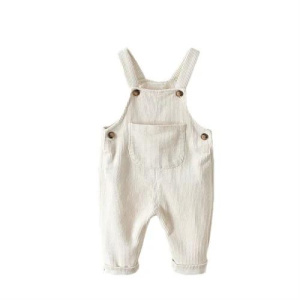 Lawadka 1-3T Corduroy Newborn Baby Jumpsuit For Girls Fashion New Kids Pants For Boys Solid Pocket Overalls