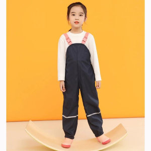 New Toddler Boys Girls Waterproof Outdoor Kids Boys Dungarees Windproof Waterproof Mud Jumpsuit Clothes