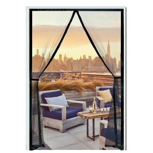 Magnetic Door Screen Mosquito Net Curtain Fly Insect Automatic Closing Invisible Mesh For Kitchen indoor living room