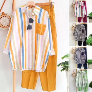 Women Tracksuit Two Piece Set Cotton Linen Casual Loose Solid Blouse T-shirt Wide Leg Pants Suit Outfits 2 Piece Set