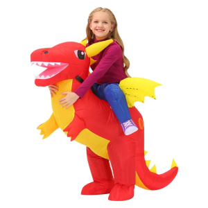 Kids Child Inflatable Unicorn Costumes Animal Mascot Anime Halloween Christmas Purim Party Cosplay Costume Girls Boys Dress Suit